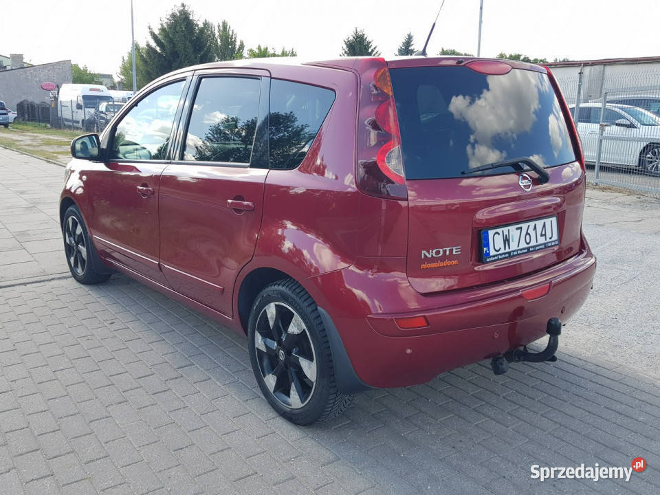 Nissan Note 14 Benzyna Klimatronik Nawigacja bluetooth Włocławek