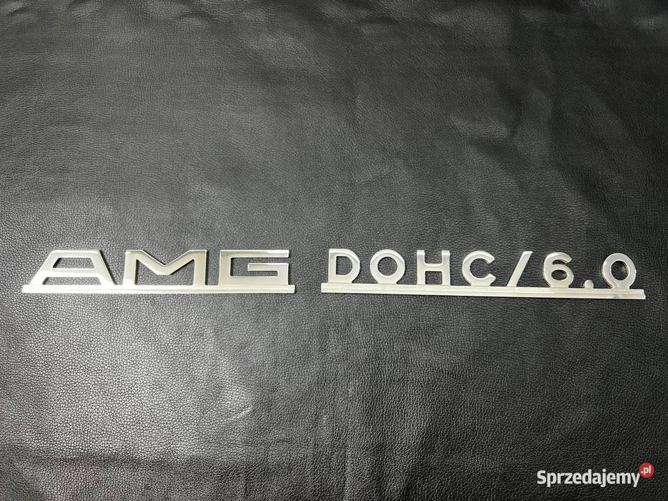 Zestaw emblematow AMG DOHC 60 Mercedes W126 R107 Chełm sprzedam