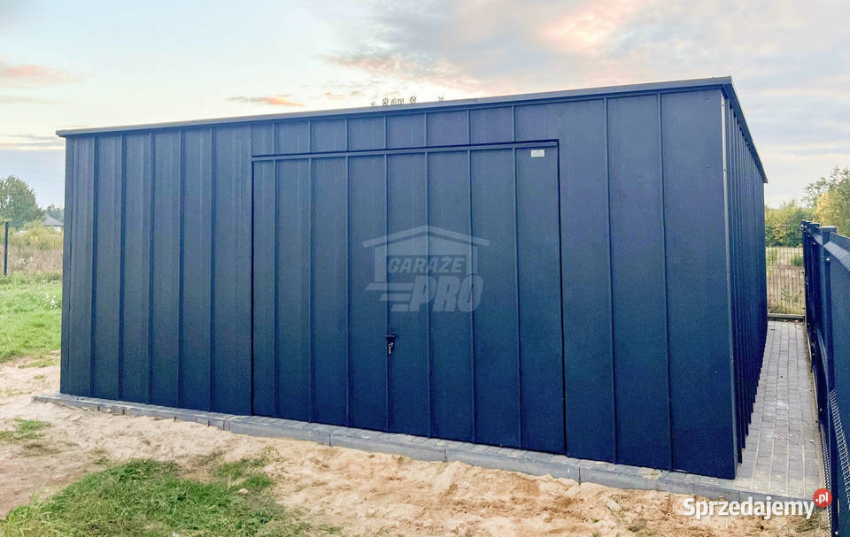 Garaż blaszany 6x8 brama uchylna drzwi blacha na 48m2 Przemyśl