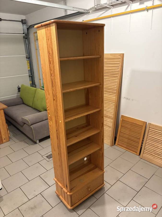 Regał sosnowy lite drewno 35cm Regały