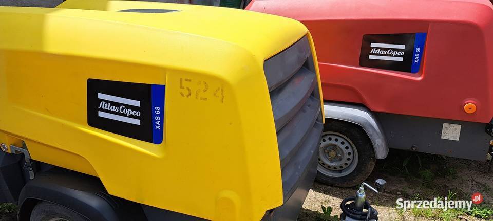 Kompresor sprężarka ATLAS COPCO XAS 68 Rok produkcji 2018 kujawsko-pomorskie Sitowiec
