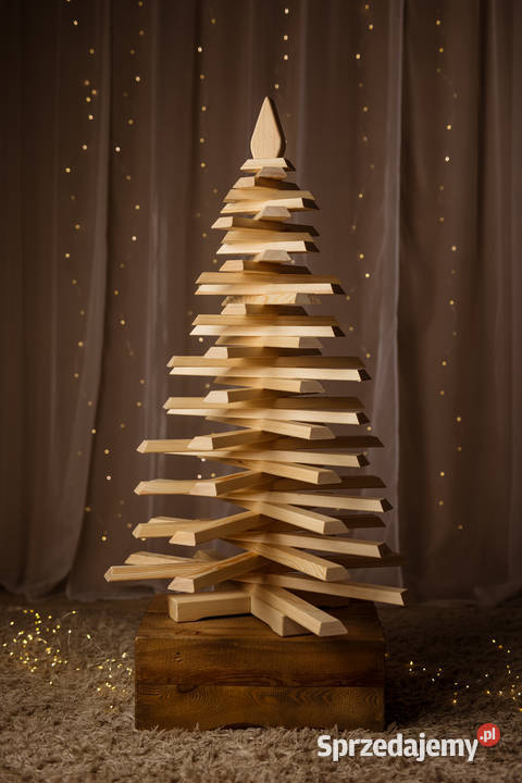 Choinka drewniana ekologiczna naturalne drzewko Kalety