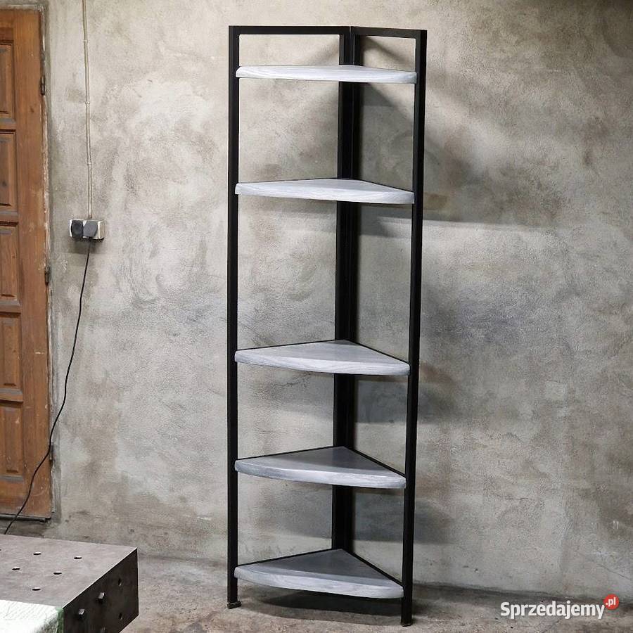 Regał NA WYMIAR narożny dąb sosna loft Bartoszyce