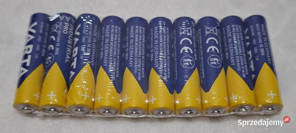 Bateria AAA LR03 15V Varta Industrial PRO 10 Czeladź