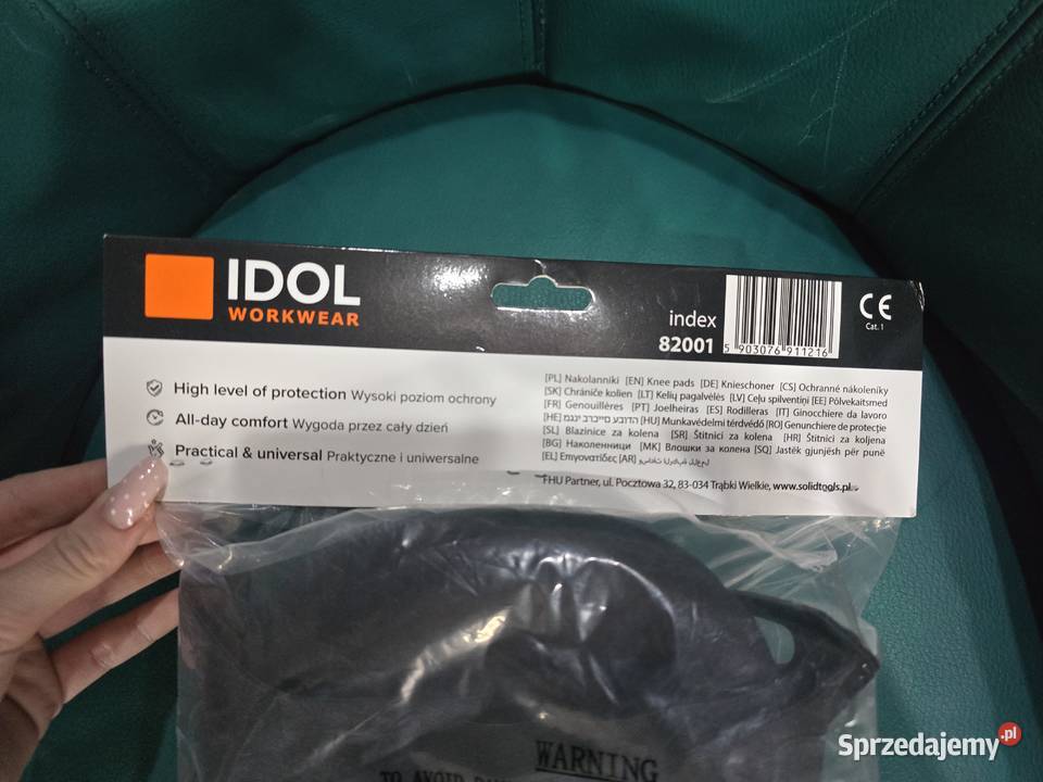 NAKOLANNIKI ŻELOWE SOLID IDOL WORKWEAR łódzkie Opoczno