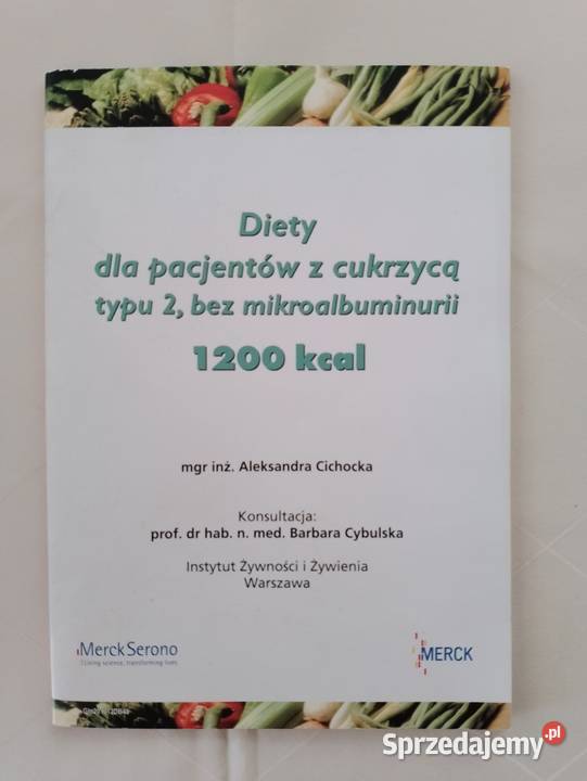 Książeczka dwustronna DIETY 1200kcal1500 kcal Oborniki