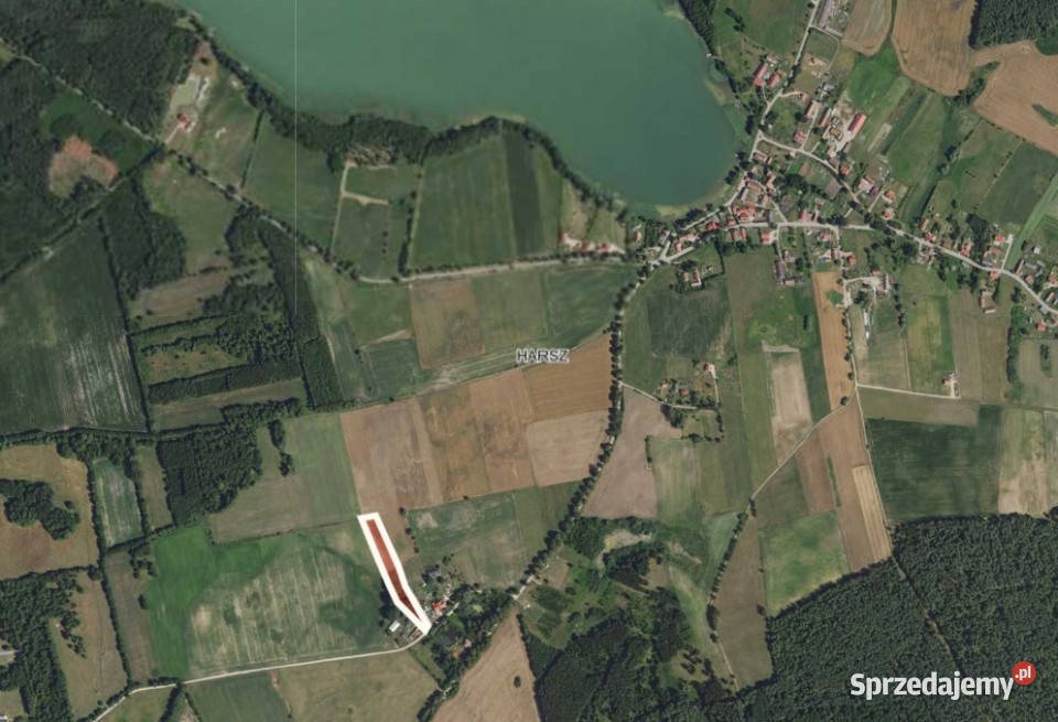 Mazury Harsz Działka budowlana 6825 m z WZ sprzedam
