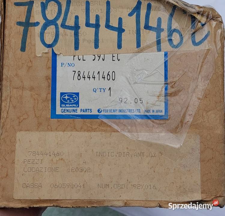 KIERUNKOWSKAZ BOCZNY PRAWY SUBARU JUSTY Mielęcin sprzedam
