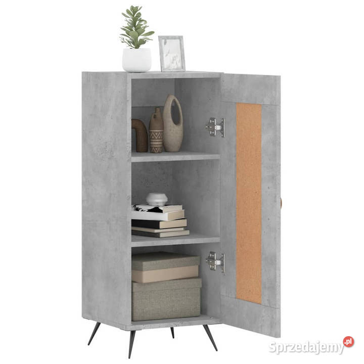Szafka szarość betonu 345x34x90 materiał Warszawa