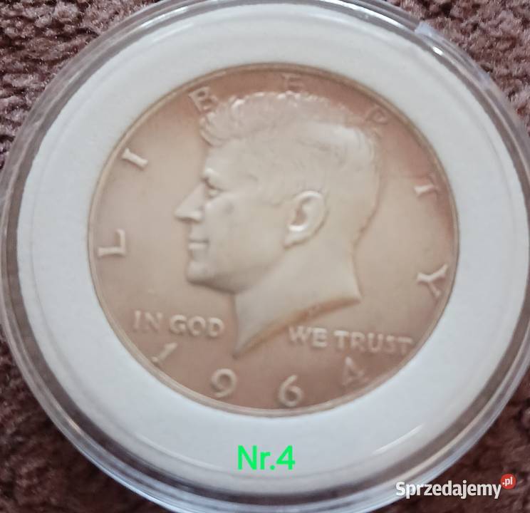 12 Dolara USA 1964 r JF Kennedy 4 Mennicze wielkopolskie sprzedam