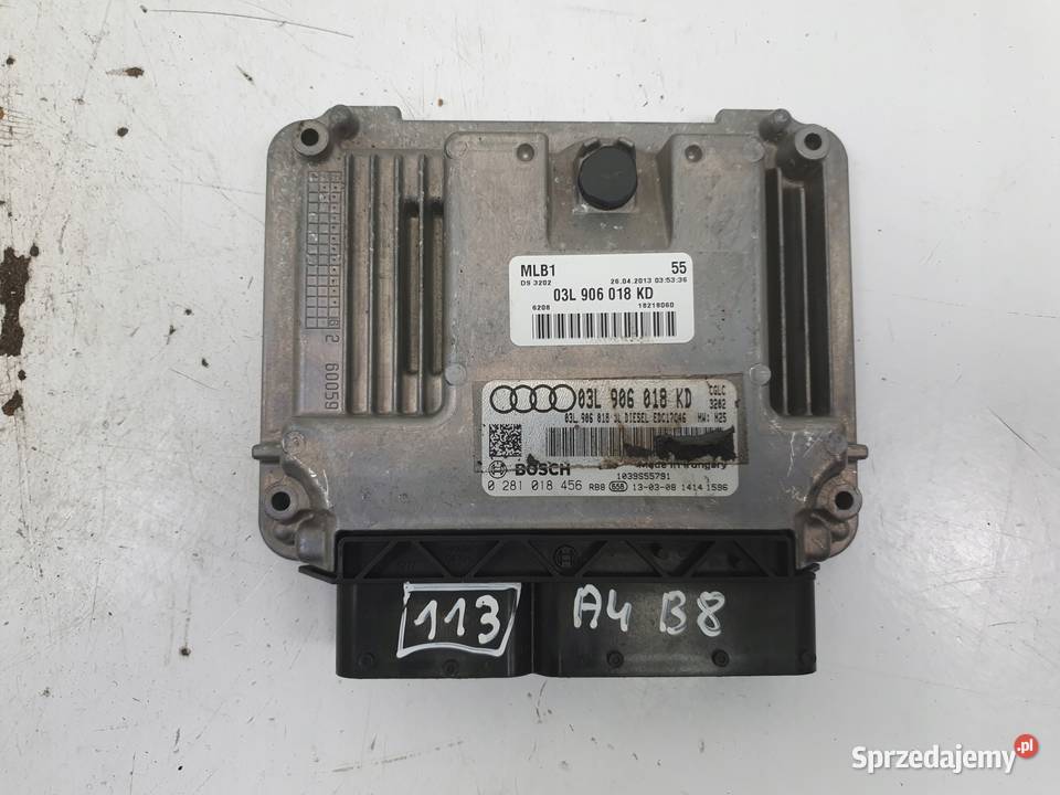 Audi A4 B8 20 TDI STEROWNIK SILNIKA komputer Chełm sprzedam