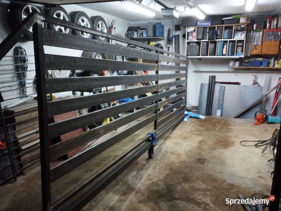 Brama przesuwna dwuskrzydlowa Pozostałe Haczów sprzedam