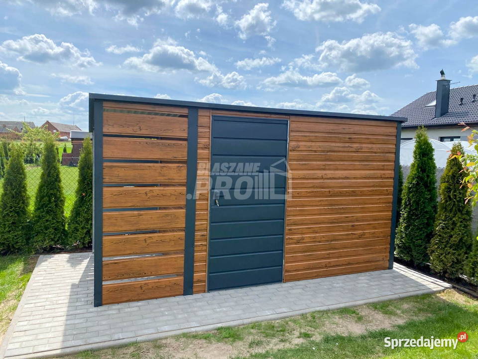 Schowek Domek Ogrodowy 3x2m wiata 1m Drzwi jasny Domki narzędziowe Częstochowa sprzedam