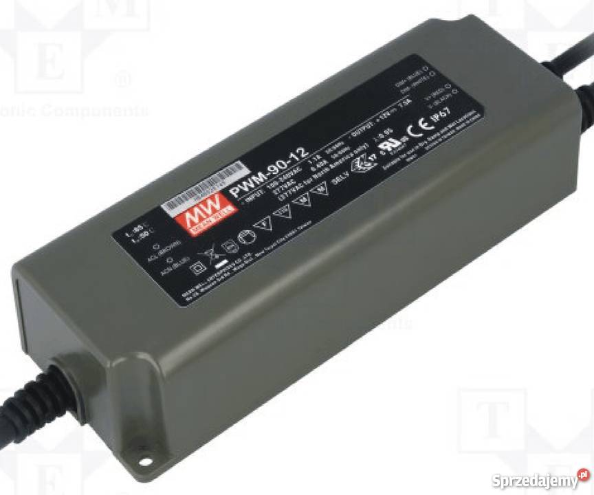 UWAGA Okazja Mean Well PWM9012 Transformator LED Pozostałe łódzkie Łódź