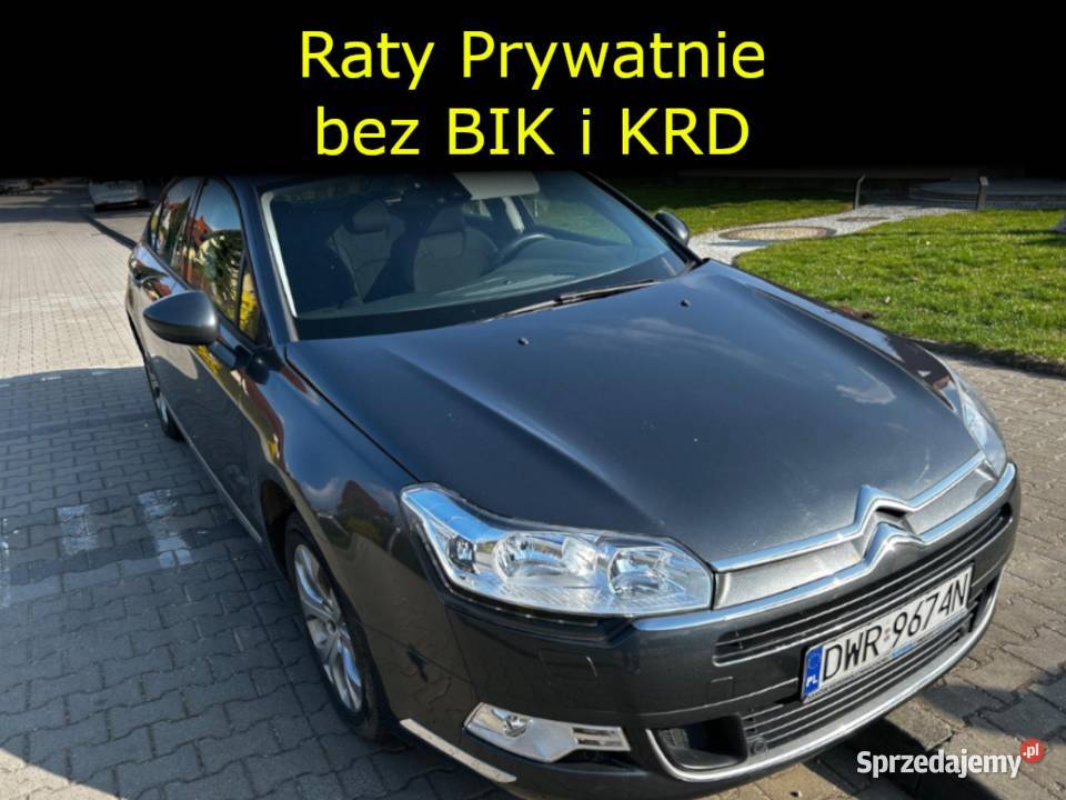 Citroen C5 Raty Prywatnie Sedan Czujniki sprowadzony Wrocław sprzedam