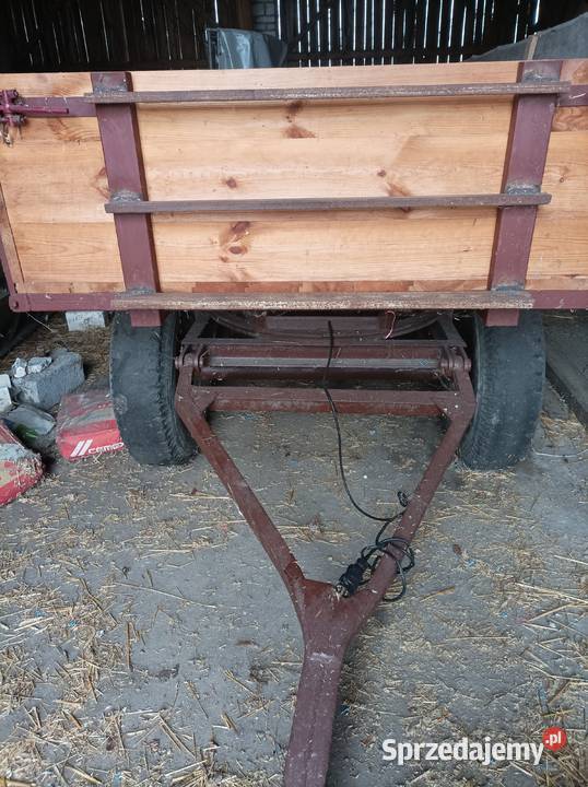 Sprzedam przyczepę rolniczą drewnianą łódzkie Zelów sprzedam