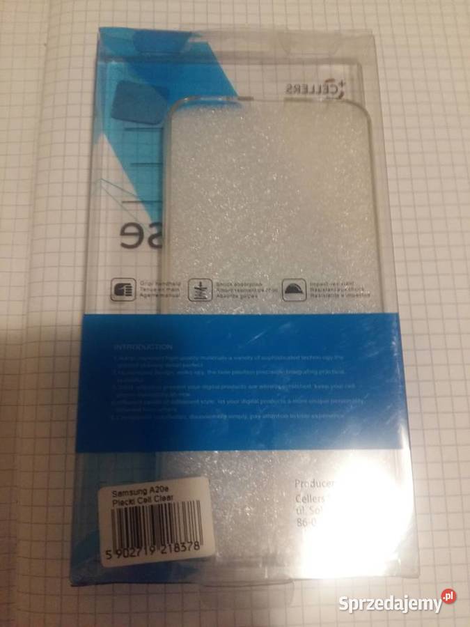 Etui  silikonowe do samsunga a20e nowe