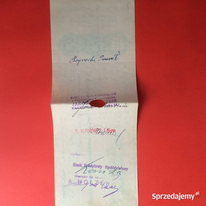 1530 Weksel Wystawiony W Krakowie 27