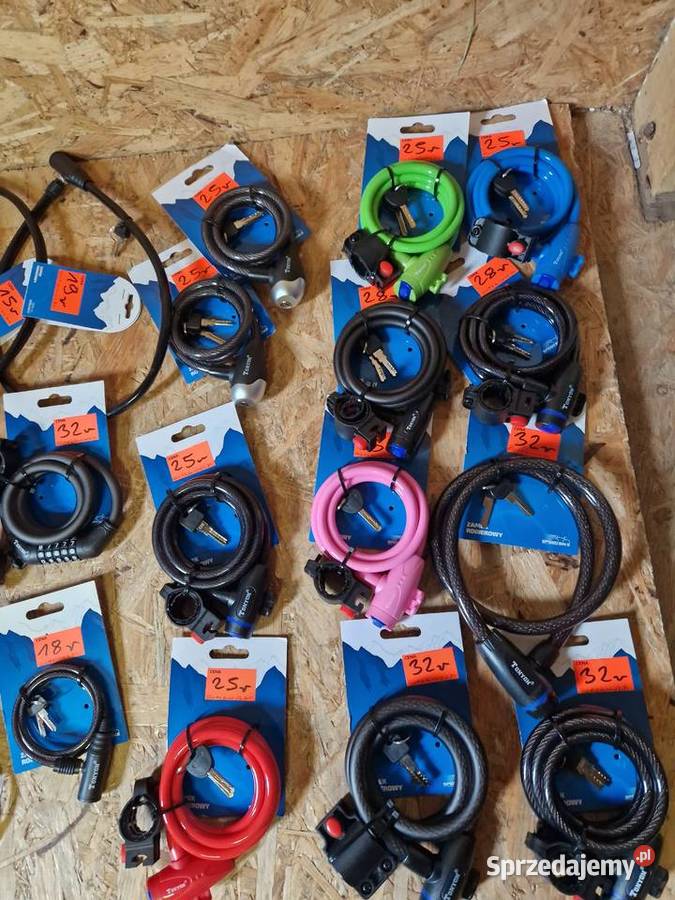 Zabezpieczenie rowerowe linka rowerowa Blokada Głogowa