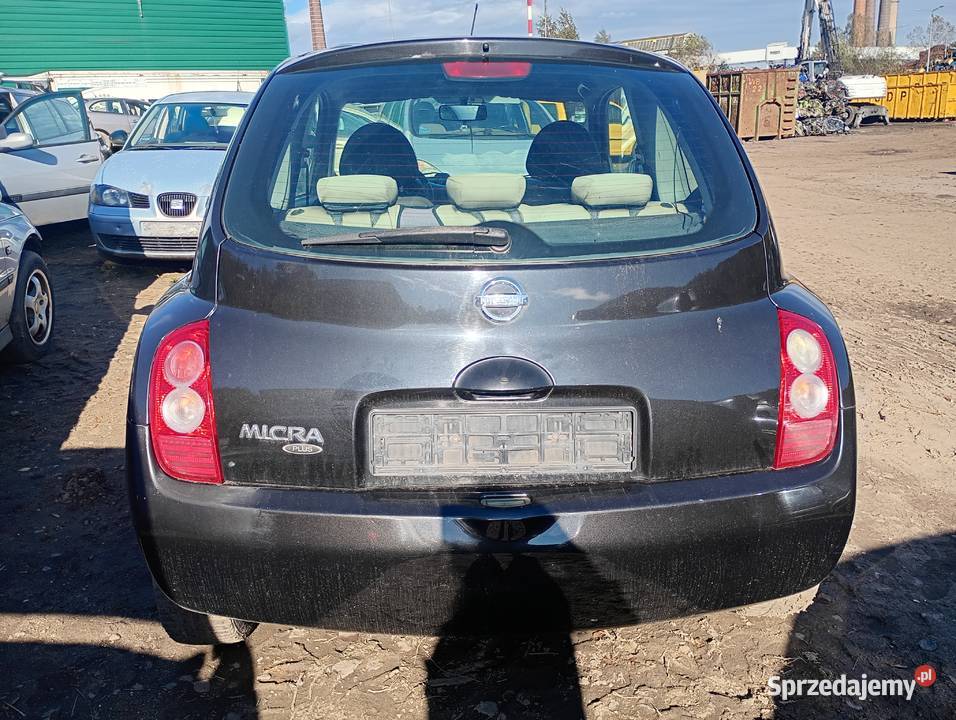 Nissan Micra K12 Z11G 12zderzak tylny części osobowe Wałbrzych