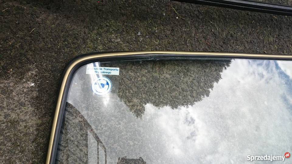 Tylna szyba do Fiata 125 z uszczelką Ryki