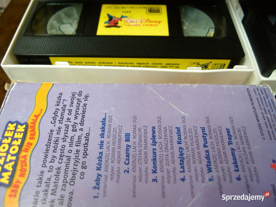 Bajki na kasetach video VHS Walta Disneya Łódź