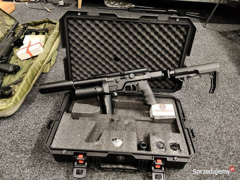 Wiatrówka PCP BINTAC T9 9mm semiauto Tłumik