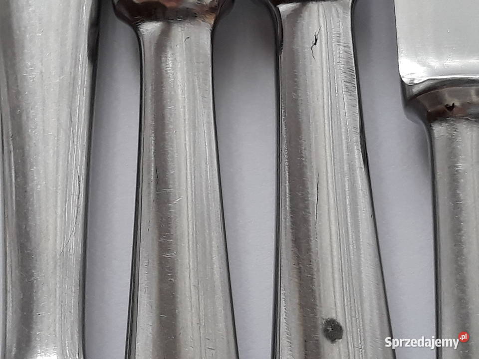 Kute noże obiadowe 3 KROPLA WODY Gerlach sztućce Dąbrowa Górnicza sprzedam