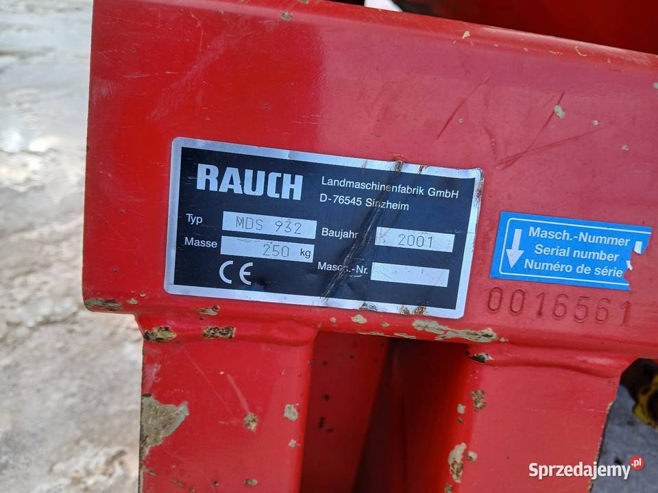 Rosiewacz Nawozu Rauch MFS 932 m Rozsiewacze nawozów Nowy Korczyn