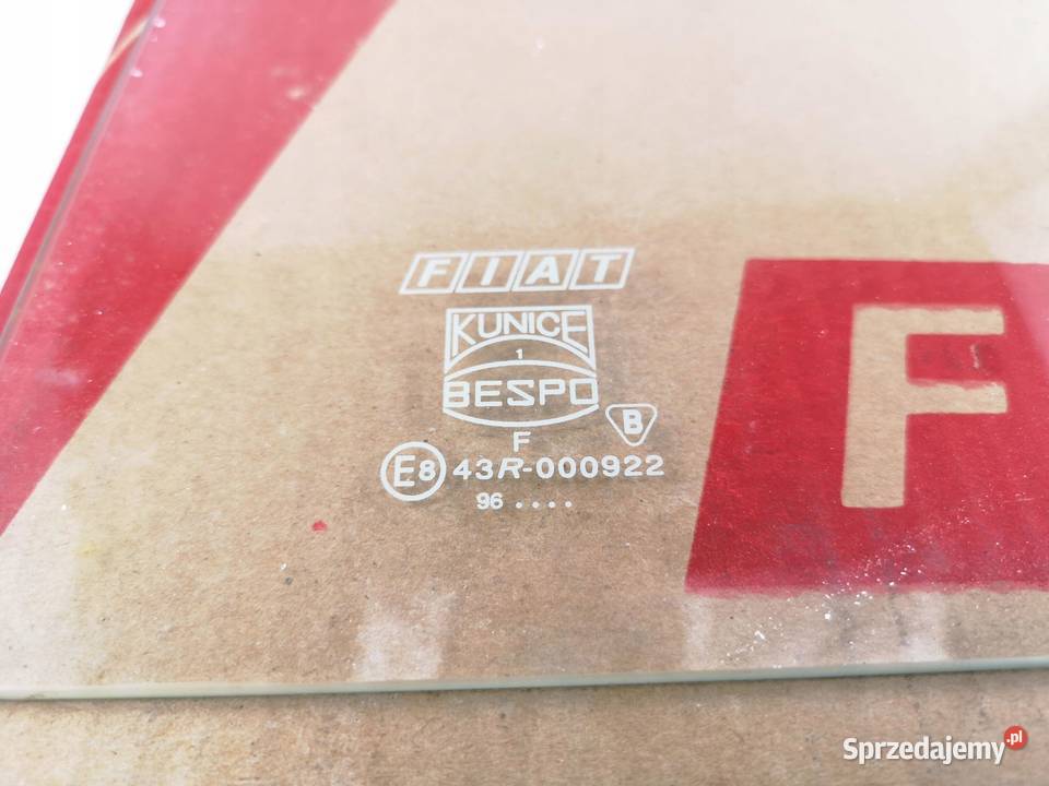 SZYBA LEWY TYŁ FIAT CINQUECENTO 9298 ORYGINAŁ