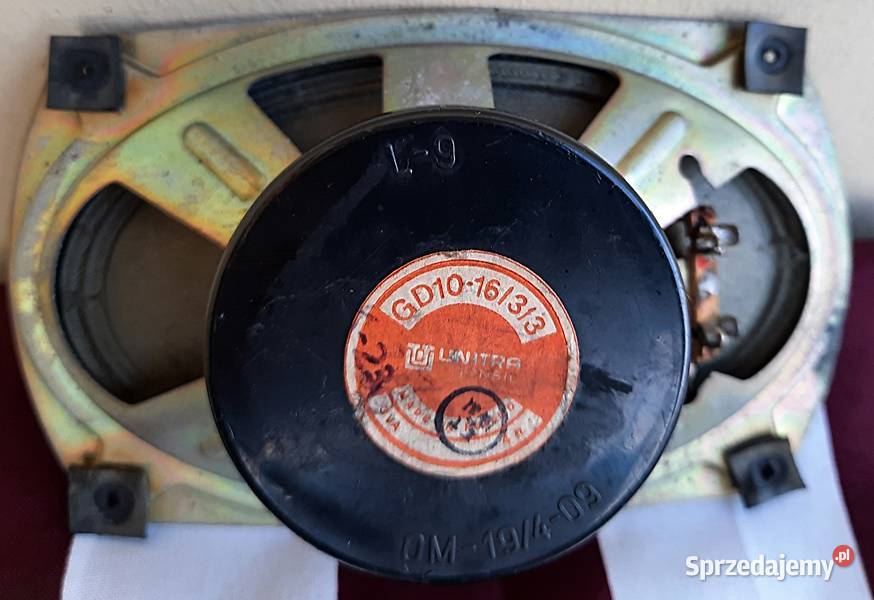 Głośnik Unitra Tonsil GD101633 3 W 4 Ohm Ostrów Wielkopolski