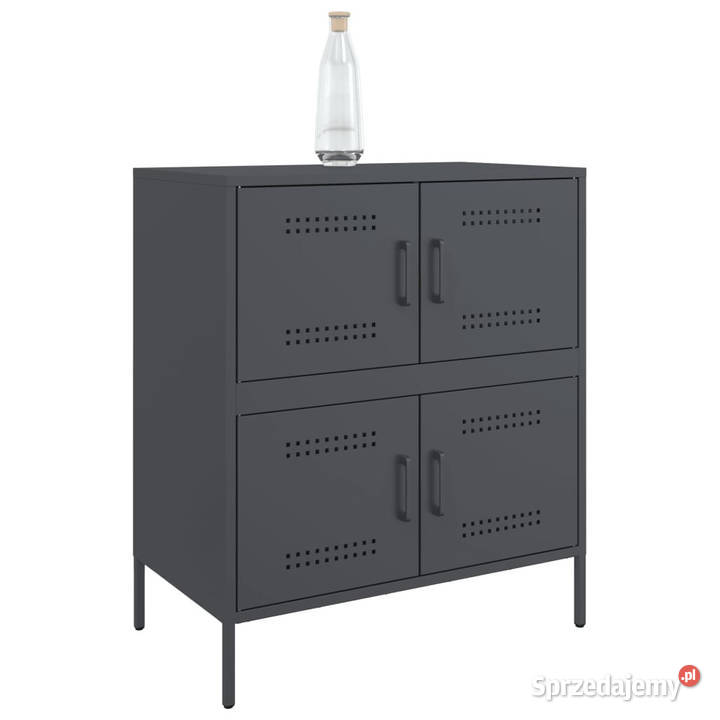 Szafka boczna antracytowa 68x39x79 stal WM842954 Warszawa