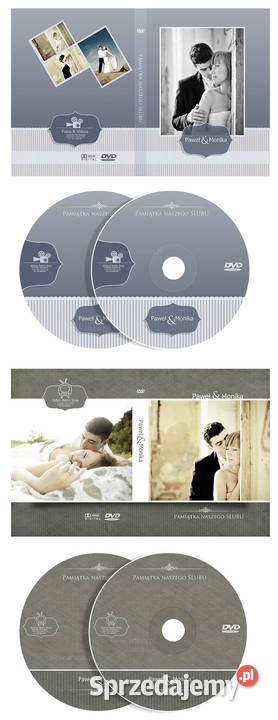 Nadruki na płyty DVD 1 BLU RAY Okładki Ślub Kraków sprzedam