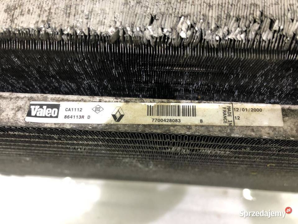 KOMPLET CHŁODNIC RENAULT CLIO II 15 7700428659 osobowe sprzedam
