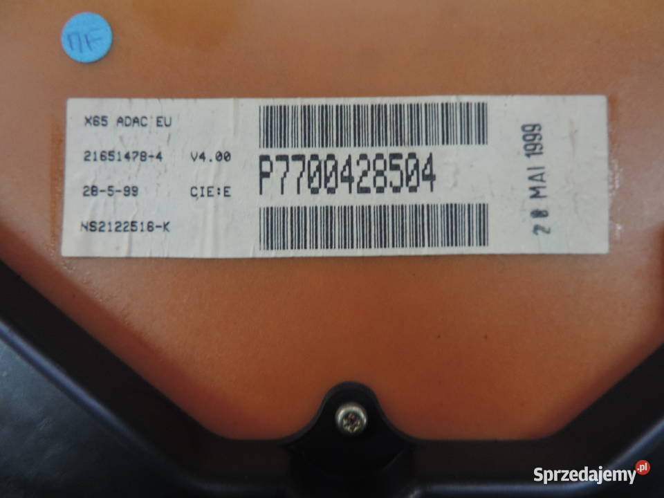 LICZNIK ZEGARY RENAULT CLIO II 14 8V P7700428504 małopolskie