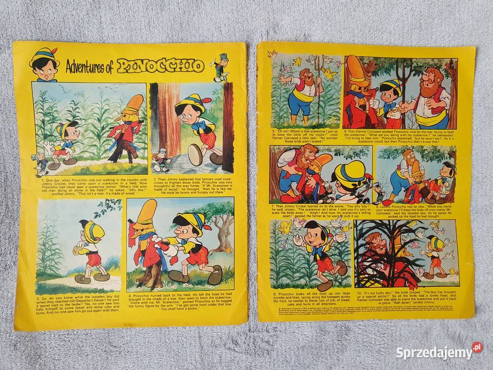 Disneyland komiks w jęz angielskim z 1973 roku Gdynia sprzedam