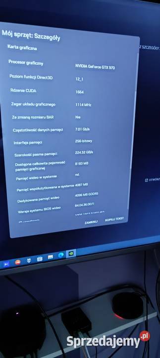 GeForce GTX 970 4GB 256Bit Wrocław