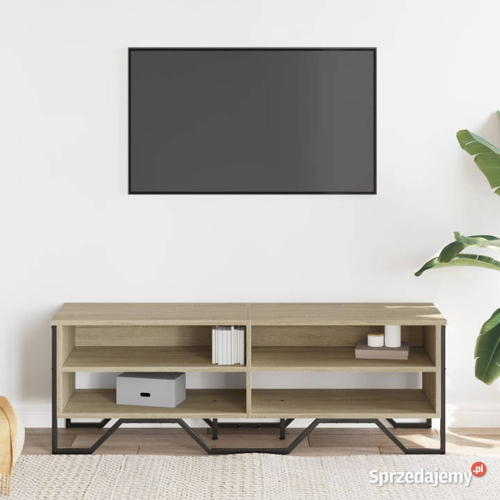 Szafka pod TV dąb sonoma 122x34x41 materiał Warszawa