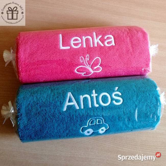 Ręcznik z IMIENIEM haft UKRAINKI UKRAIŃCA serce kujawsko-pomorskie Toruń
