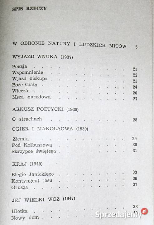 Poezje wybrane Jan Bolesław Ożóg miękka lubelskie sprzedam