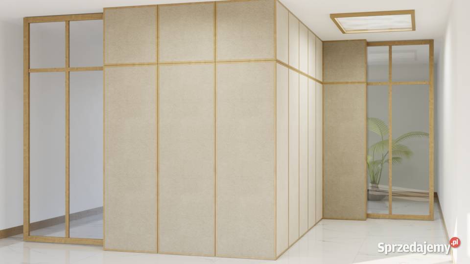 Panel ścienny dekoracyjny z tkaniną w ramie Dom i Ogród Białystok