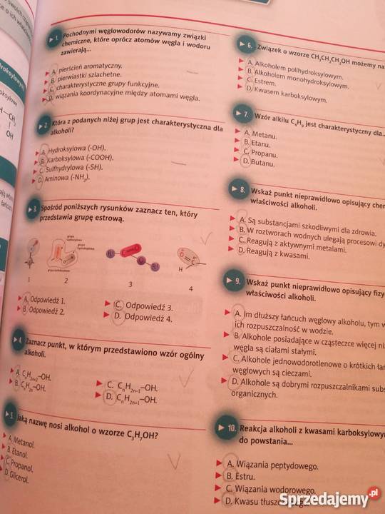 Organizer gimnazjalny przedmioty przyrodnicze Rok wydania 2012