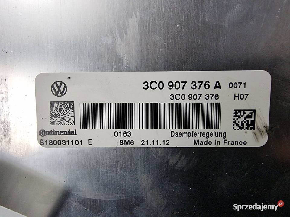 MODUŁ VOLKSWAGEN PASSAT CC 3C0907376A Lipno