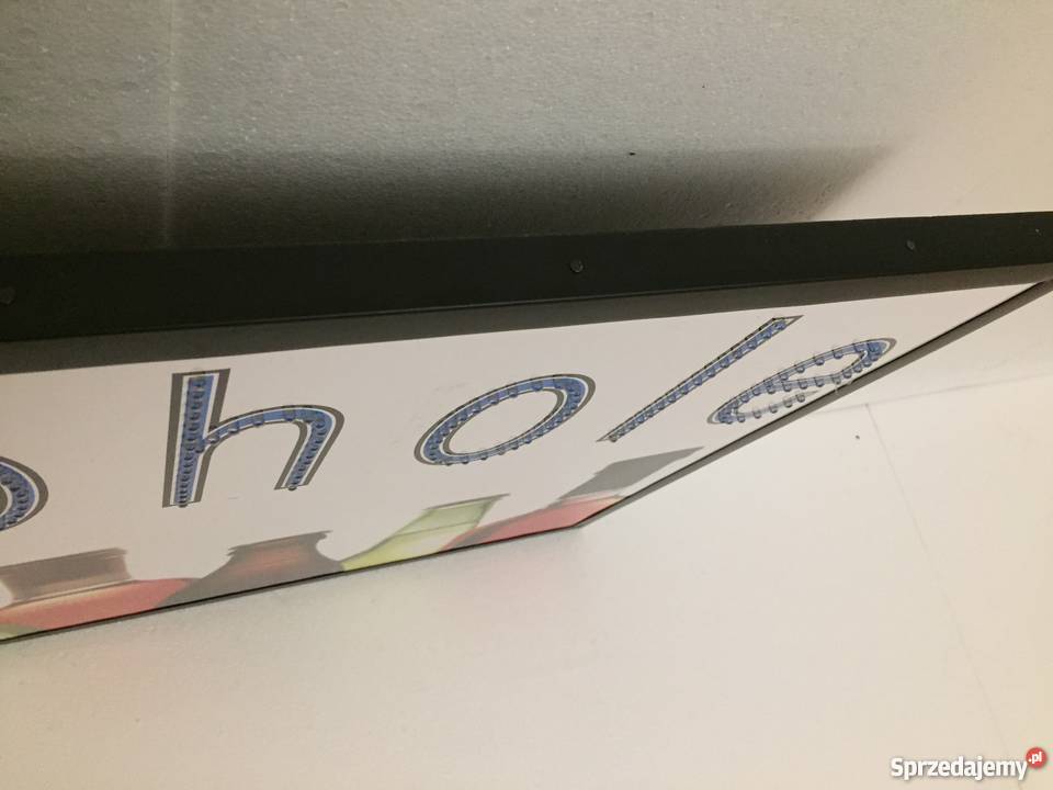 Reklama LED neon91x 61 zewnętrzna ALKOHOLE Pomiechówek