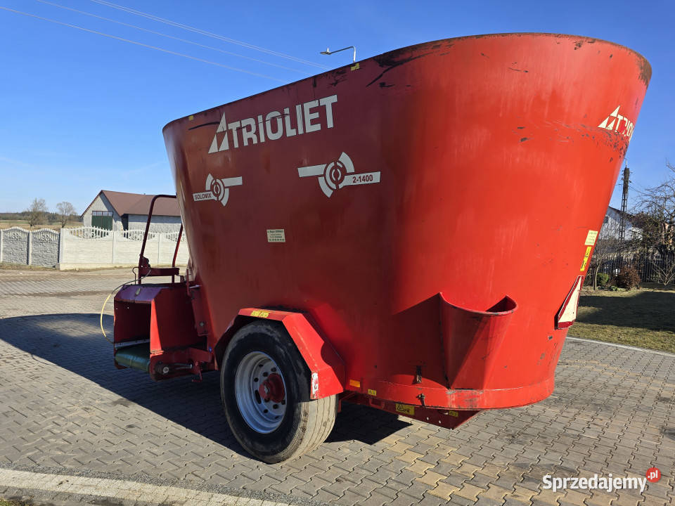 Wóz paszowy TRIOLIET SOLOMIX 21400 14 m3 niski podlaskie Wizna sprzedam