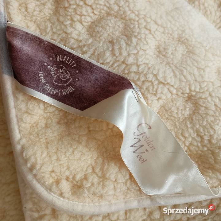 Ciepły wełniany koc 100 wełny Pozostałe Jarosław sprzedam