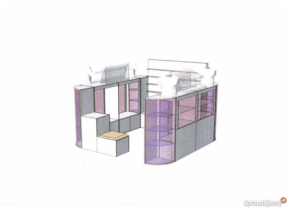 Stoisko handlowe wyspa Warszawa