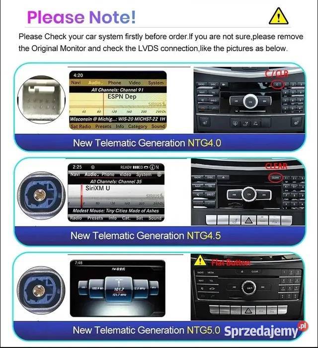 Radio Android 13 Mercedes Eklasa W212 S212 Radioodtwarzacze sprzedam