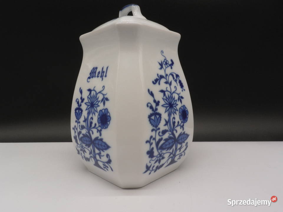 Pojemnik porcelanowy na mąkę MEHL Mąka Wzór Porcelana i szkło Raszków