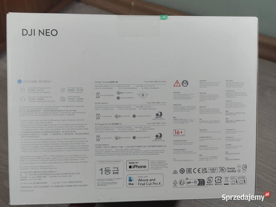 Dron DJI Neo Motion Fly More Combo FPV 4k Gogle